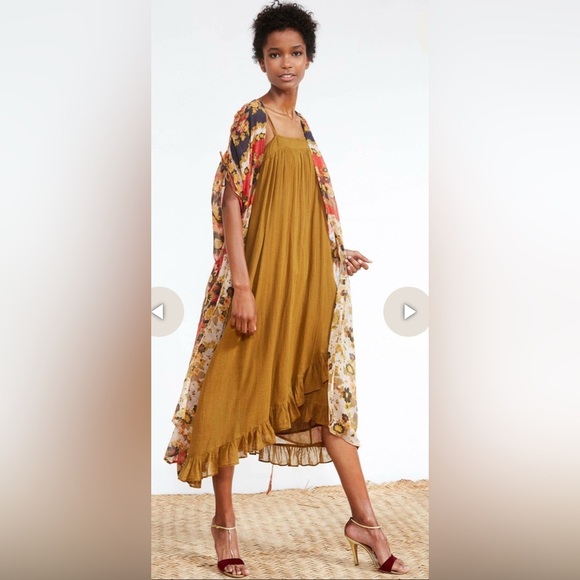 MES DEMOISELLES of Paris Women’s MACHU FLORAL KIMONO OS Luxury Travel Layer - Picture 10 of 14